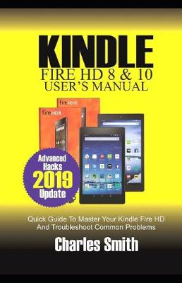 Book cover for Kindle Fire HD 8 & 10 User's Manual