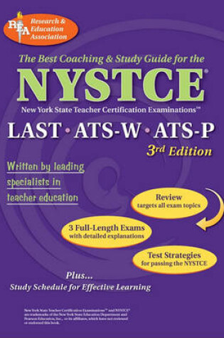 Cover of Nystce Last, Ats-W, Ats-P (Rea) - The Best Test Prep for the Nystce: Last/Ats W & P