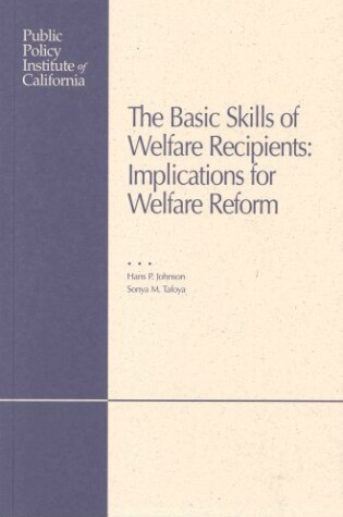 Cover of The Basic Skills of Welfare Recipients