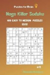 Book cover for Puzzles for Brain - Mega Killer Sudoku 400 Easy to Medium Puzzles 12x12 vol.9