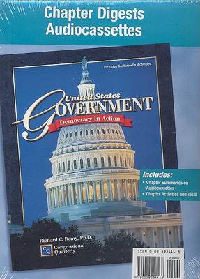 Book cover for United States Government: Democracy in Action, Chapter Digests Audiocassette Package