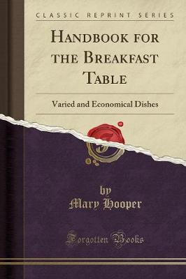 Book cover for Handbook for the Breakfast Table