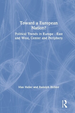 Cover of Toward a European Nation?