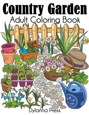 Book cover for Country Garden Adult Coloring Book