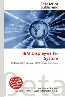Book cover for IBM Displaywriter System