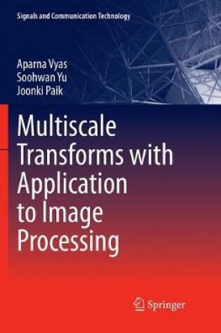 Cover of Multiscale Transforms with Application to Image Processing