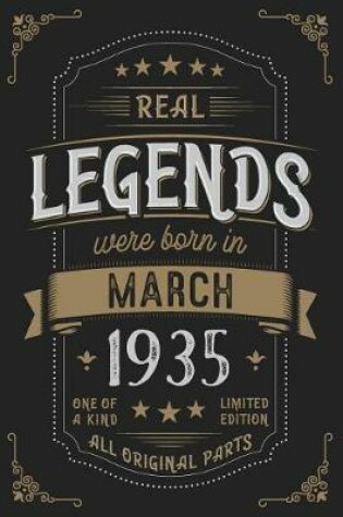 Cover of Real Legendes were born in March 1935