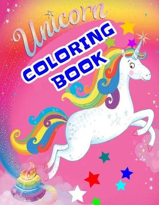 Book cover for Unicorn Coloring Book