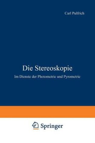 Cover of Die Stereoskopie