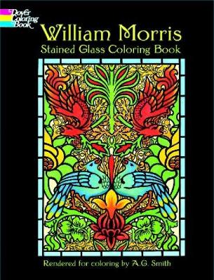 Cover of William Morris Stained Glass Coloring Book