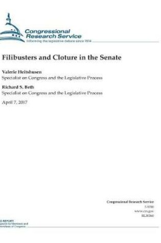 Cover of Filibusters and Cloture in the Senate