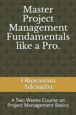 Cover of Master Project Management Fundamentals like a Pro.