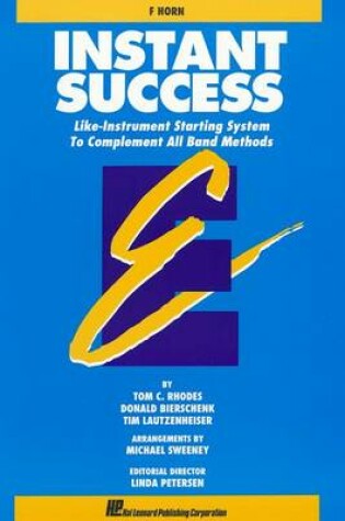 Cover of Instant Success - F Horn