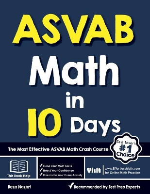 Book cover for ASVAB Math in 10 Days