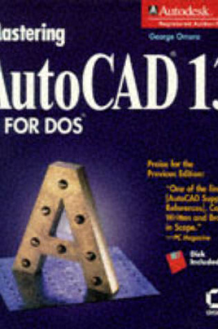 Cover of Mastering AutoCAD X for DOS