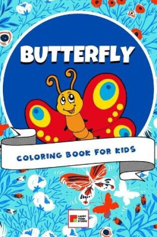 Cover of Butterfly Coloring Book for Kids