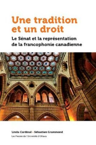 Cover of Une tradition et un droit