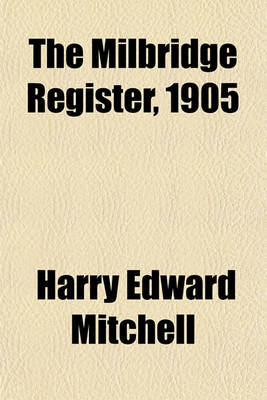 Book cover for The Milbridge Register, 1905