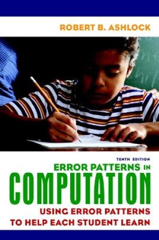 Cover of Error Patterns in Computation