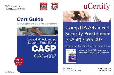 Book cover for Comptia Advanced Security Practitioner (Casp) Cas-002 Cert Guide, Pearson Ucertify Course and Ucertify Labs Bundle