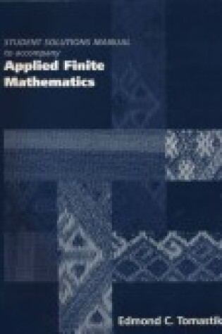Cover of Student Solutions Manual to Accompany Applied Finite Mathematics
