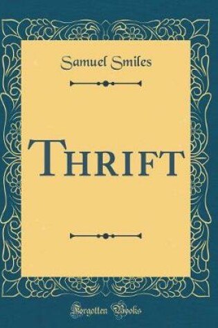 Cover of Thrift (Classic Reprint)