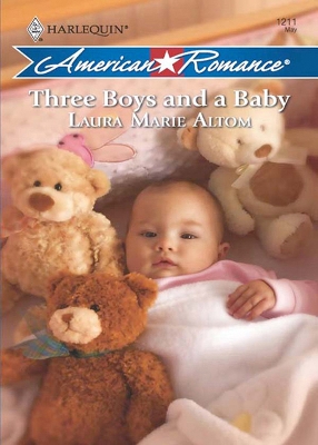 Book cover for Three Boys and a Baby