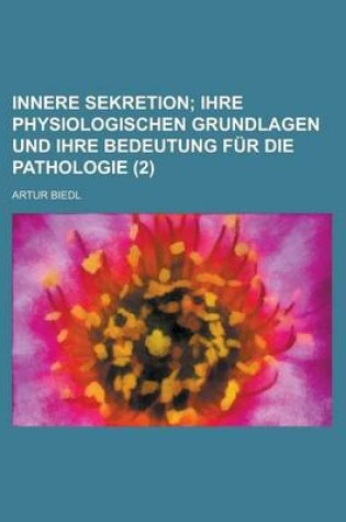 Cover of Innere Sekretion (2 )