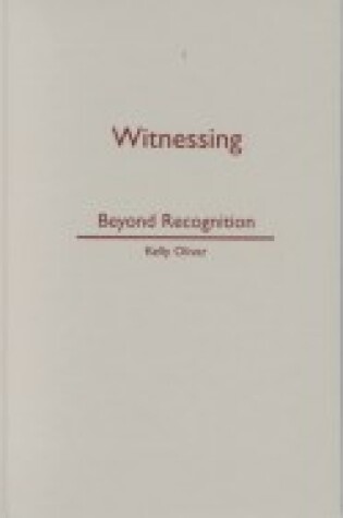 Cover of Witnessing