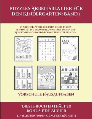 Book cover for Vorschule Hausaufgaben (Puzzles Arbeitsblatter fur den Kindergarten