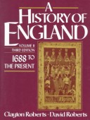 Book cover for A History of England