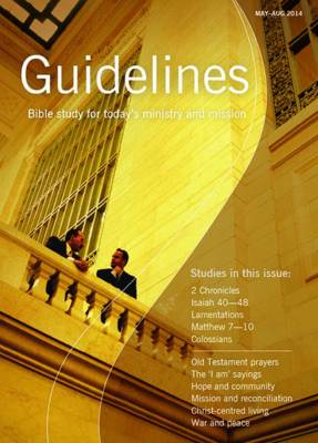 Cover of Guidelines May - August 2014