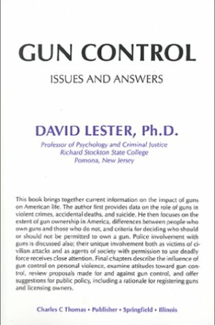 Cover of Gun Control