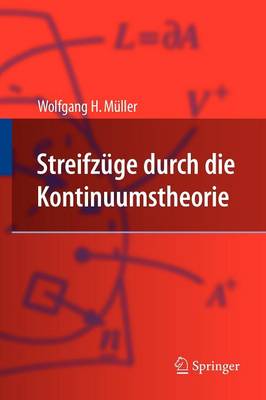 Book cover for Streifzuge Durch Die Kontinuumstheorie