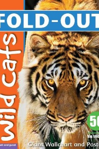 Cover of Fold-Out Poster Sticker Book: Wild Cats