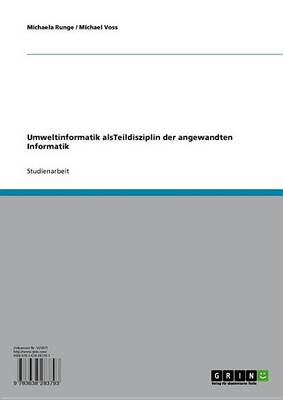 Book cover for Umweltinformatik Alsteildisziplin Der Angewandten Informatik