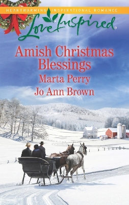 Book cover for Amish Christmas Blessings