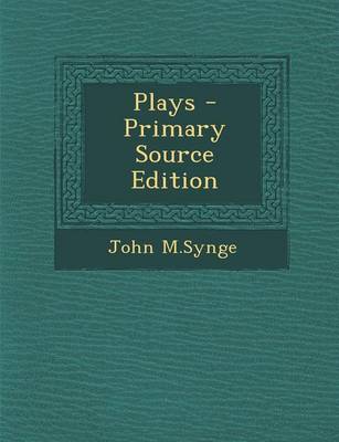 Book cover for Plays - Primary Source Edition