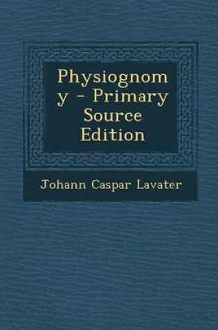 Cover of Physiognomy - Primary Source Edition