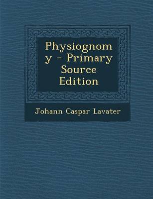 Book cover for Physiognomy - Primary Source Edition
