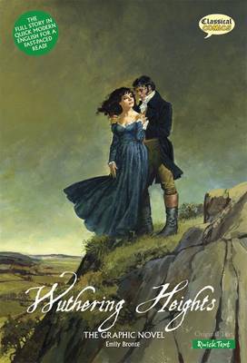 Book cover for Wuthering Heights the Graphic Novel Quick Text