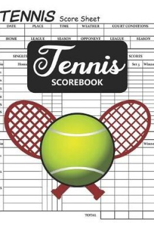Cover of Tennis Scorebook