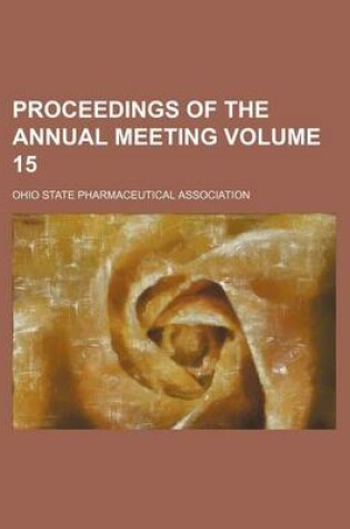 Cover of Proceedings of the Annual Meeting Volume 15