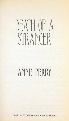 Book cover for Death of a Stranger