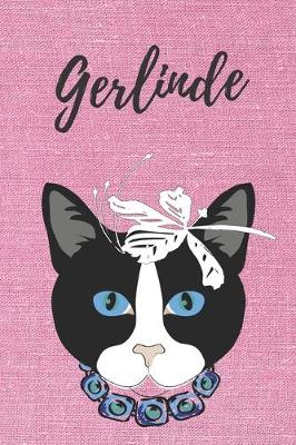 Book cover for Gerlinde Malbuch für Erwachsene Katze / Notizbuch / Tagebuch / Journal / DIN A5 / Geschenk