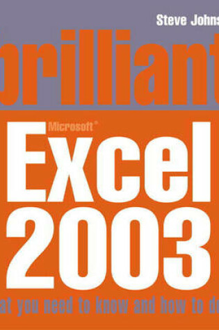 Cover of Brilliant Excel 2003