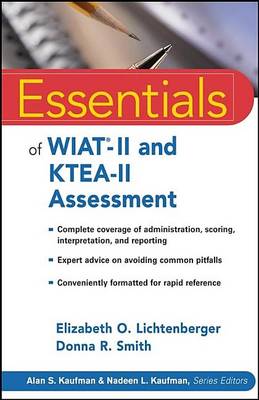Book cover for Essentials of Wiat-II and Ktea-II Assessment