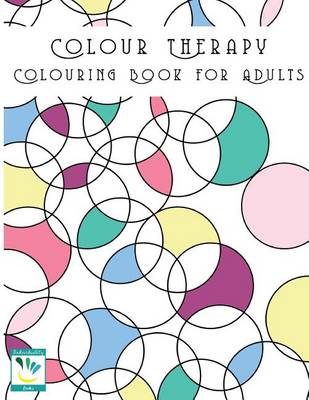 Book cover for Color therapy coloring book for adults
