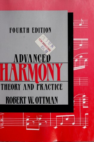 Cover of Advanced Harmony, Theory and Practice