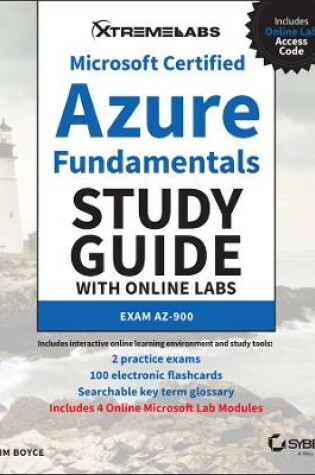 Cover of Microsoft Certified – Azure Fundamentals Study Guide with Online Labs